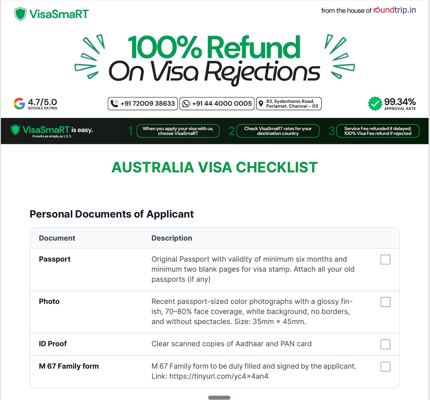 Visa Lead And Checklist Platform screenshot 3